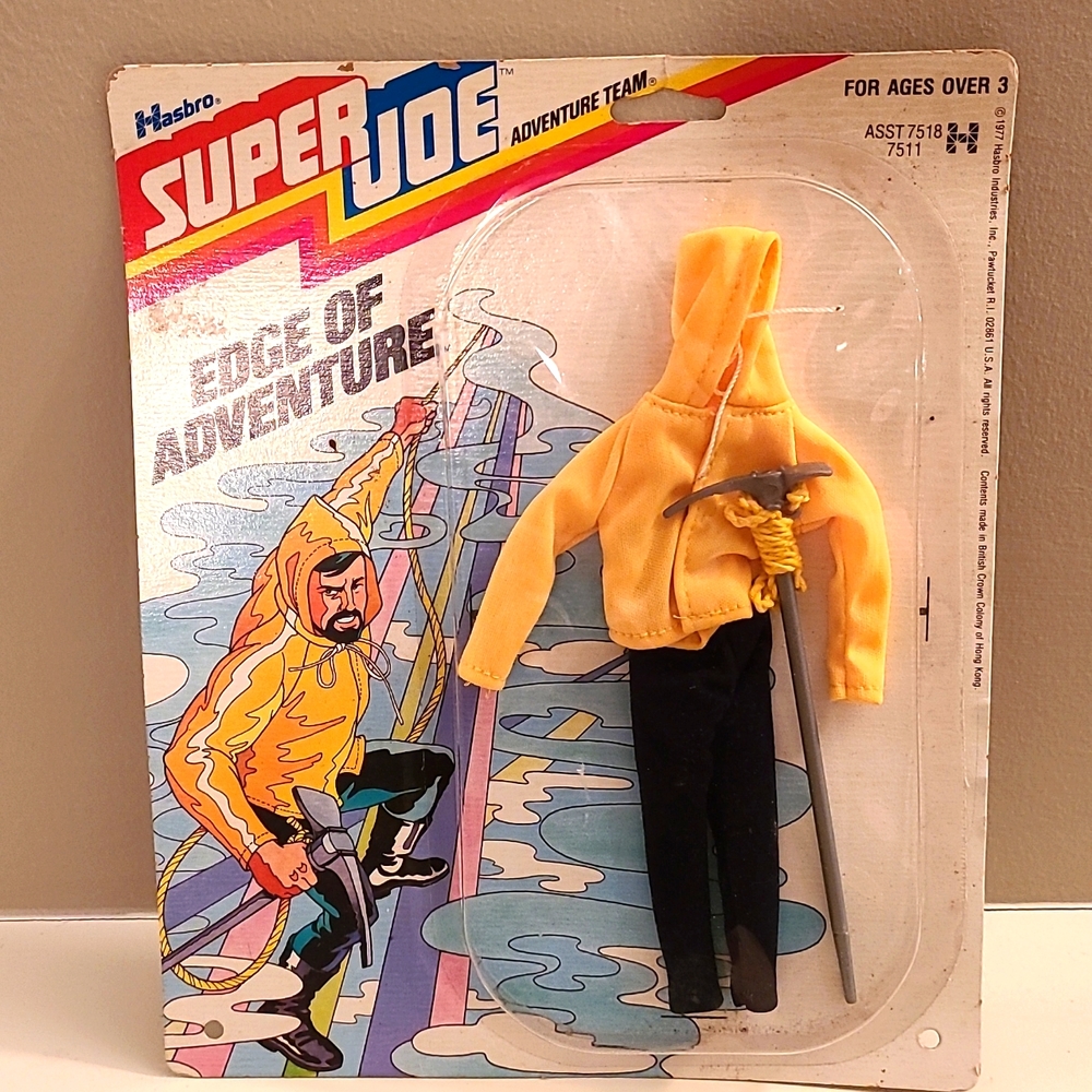 Hasbro-Original 1977-Super Joe "Edge of Adventure"-MIP
